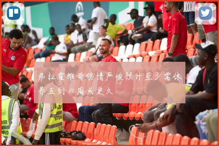 弗拉霍维奇伤情严峻预计至少需休养五到六周或更久